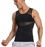 TAILONG Men's Compression Shirt for Body Shaper...