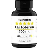 MONOHERB Lactoferrin 300 mg per Capsule - 90...