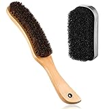 2 Pieces Hat Brush and Cleaning Sponge Set Horse...