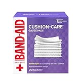 Band-Aid Brand Medium Gauze Pads, 3x3 Inch (Pack...