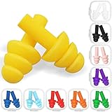 10 Pairs Swimming Earplugs Silicone Noise...