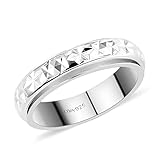 Shop LC 925 Sterling Silver Spinner Band Anxiety...
