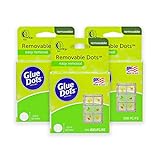 Glue Dots Double-Sided Removable Dots, 3 Pack,...