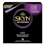 SKYN Elite – 36 Count – Ultra-Thin, Lubricated...