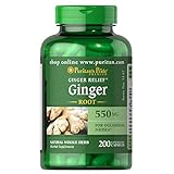 Puritans Pride Ginger Root, Supports Digestive...