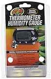 Zoo Med Labs Digital Thermometer Humidity Gauge,...