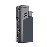 Windproof Jet Flame Cigar Lighter with Cigar Punch...