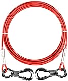 XiaZ Dog Tie Out Cable, 30 FT Dog Chains for...