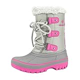 DREAM PAIRS Little Kid Forester Grey Fuchsia Ankle...