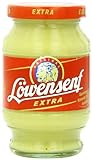 Lowensenf Mustard in Jar, Extra Hot, 9.3 Ounce