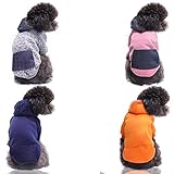 4pcs Dog Hoodie for Small Dogs， Pet Dog Sweaters...