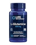 Life Extension L-Glutamine 500mg - For Muscle,...