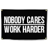 Lixure Nobody Cares Work Harder Flag 3x5 Ft Gym...