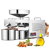 CGOLDENWALL 1500W Commercial Oil Press Machine Oil...