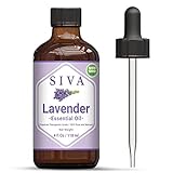 Siva Lavender Essential Oil 4 Fl Oz with Premium...