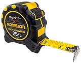 Komelon 7125IE; 25' x 1' Magnetic MagGrip Pro Tape...