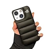 SECOWEL Black Puffer Case Compatible with iPhone...