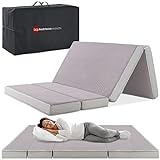 Best Choice Products 4in Portable Mattress Folding...