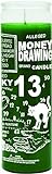 INDIO 7 Day Glass Candle Money Drawing - Green