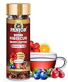 Panjon Hibiscus Berry Detox Herbal Tea, Caffeine...