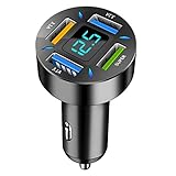 Ankuee 4 Ports USB Car Charger Adapter, Auto...