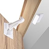 Upgraded Invisible Baby Proofing Cabinet Latch...