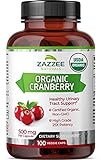 Zazzee USDA Organic Cranberry Extract, 12,500 mg...