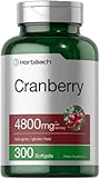 Cranberry Supplement | 4800mg | 300 Softgels |...