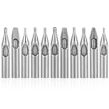 Tattoo Tips Set Stainless Steel Tattoo Nozzle...