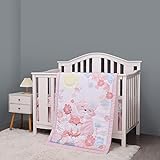 Crib Bedding Set for Girls -7 Pieces, Baby Girl...