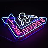 Geewkooy Live Nudes Neon Sign Beer Bar Home Art...