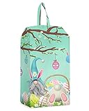 Shoe Bags for Travel,Easter Dwarf Bunny Tail Egg...