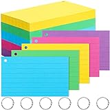 Ruled Index Cards 3x5 Inches,300 Pcs Colorful...
