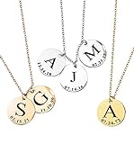 Personalized Gifts Delicate Initial Necklace...