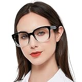 MARE AZZURO Large Square Reading Glasses 3.5+...