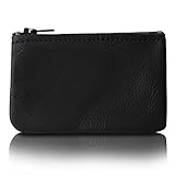 Zippered Coin Pouch, Change holder For Men/Woman...