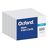 Oxford Index Cards, 500 Pack, 4x6 Index Cards,...