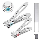 Nail Clippers Set,Fingernail Toenail Clippers for...