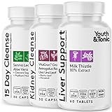 Youth & Tonic 3X Body Detox and Cleanse for Women...