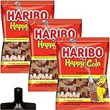 Haribo Gummi Candy - Happy Cola - 3 Pack - 5...