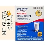 Equate Fast Acting Dairy Relief lactase Enzyme...