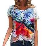 Short Sleeve Shirts for Women Plus Size Womens...