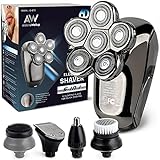 AW 6D Head Shavers for Bald Men, Anti-Pinch...