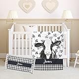 Personalized Baby Crib Bedding Sets for Baby Boy,...