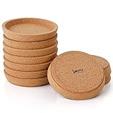 Sweese 241.101 Cork Coasters - 4 Inch Perfect for...