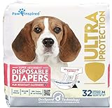 Paw Inspired 32ct Disposable Dog Diapers | Female...