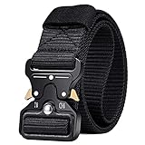 MOZETO Tactical Belts for Men Military Style Work...