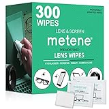 Metene 300 Pack Lens Cleaning Wipes, Pre-Moistened...
