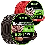 GearIT 8 Gauge Wire Oxygen Free Copper OFC (50ft...