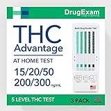 3 Pack - DrugExam THC Advantage Made in USA Multi...
